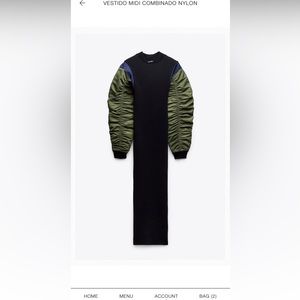 Zara sweater dress